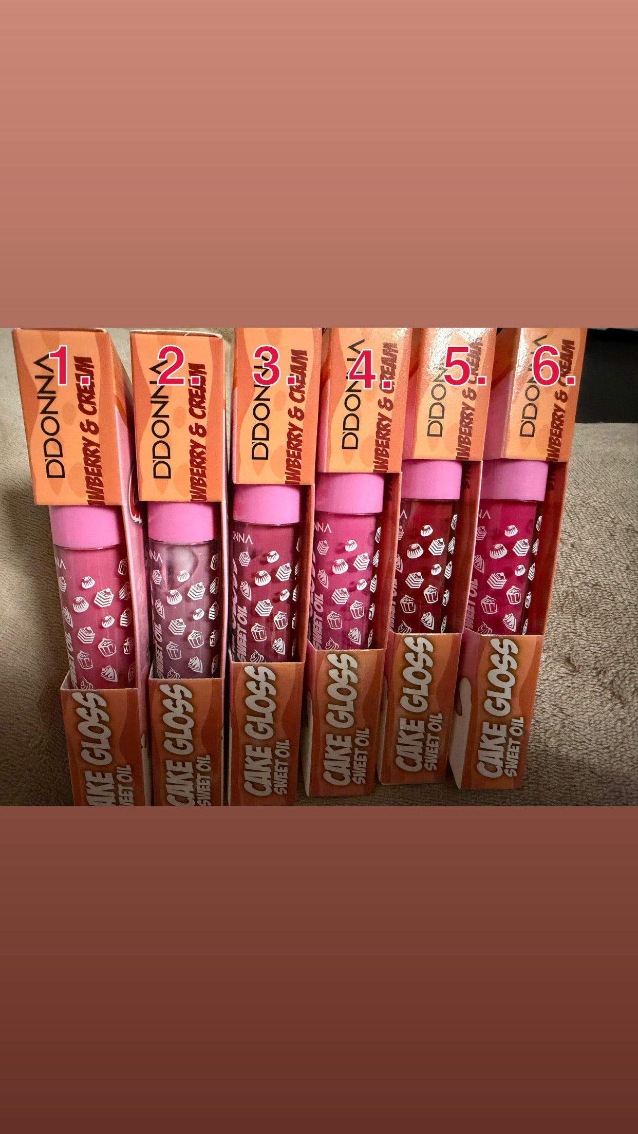 Sweet Lip Oil Strawberry & Cream – D'donna