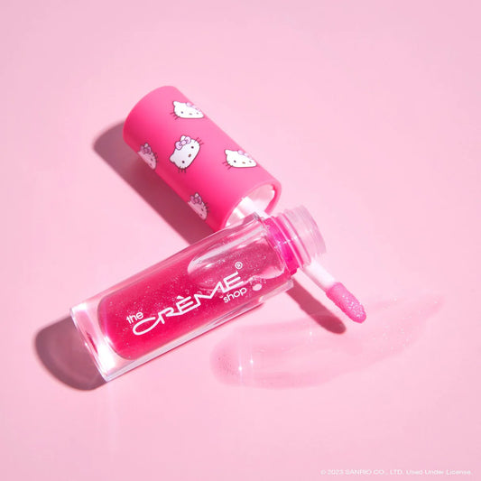 THE CREME SHOP X HELLO KITTY - KISS SHIMMER LIP OIL