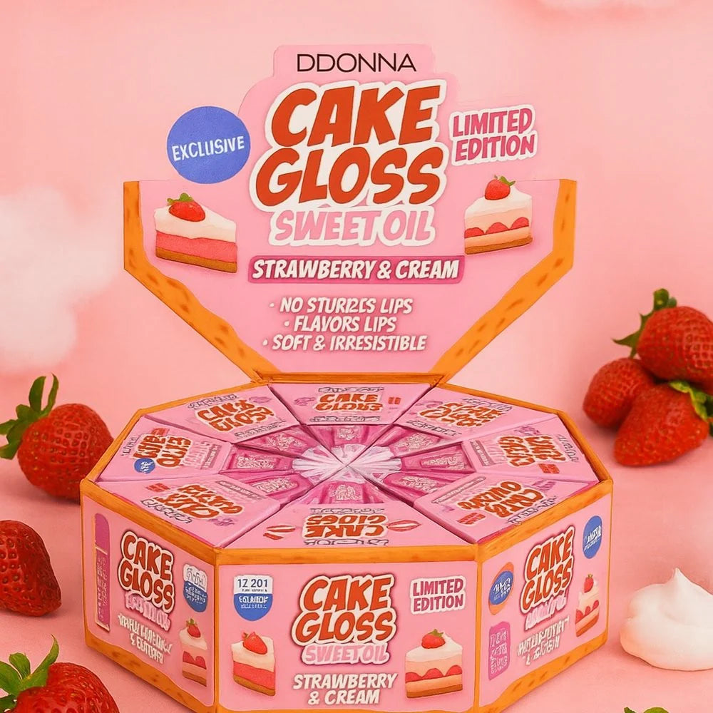 Sweet Lip Oil Strawberry & Cream – D'donna