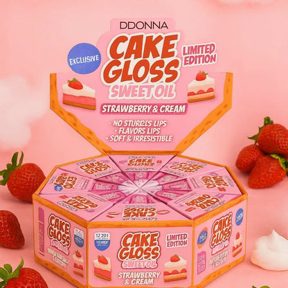 Sweet Lip Oil Strawberry & Cream – D'donna
